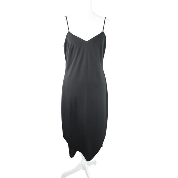 Vintage Rampage Fairy Whimsy Goth Midi Dress Asymmetrical Black Medium - Picture 1 of 11